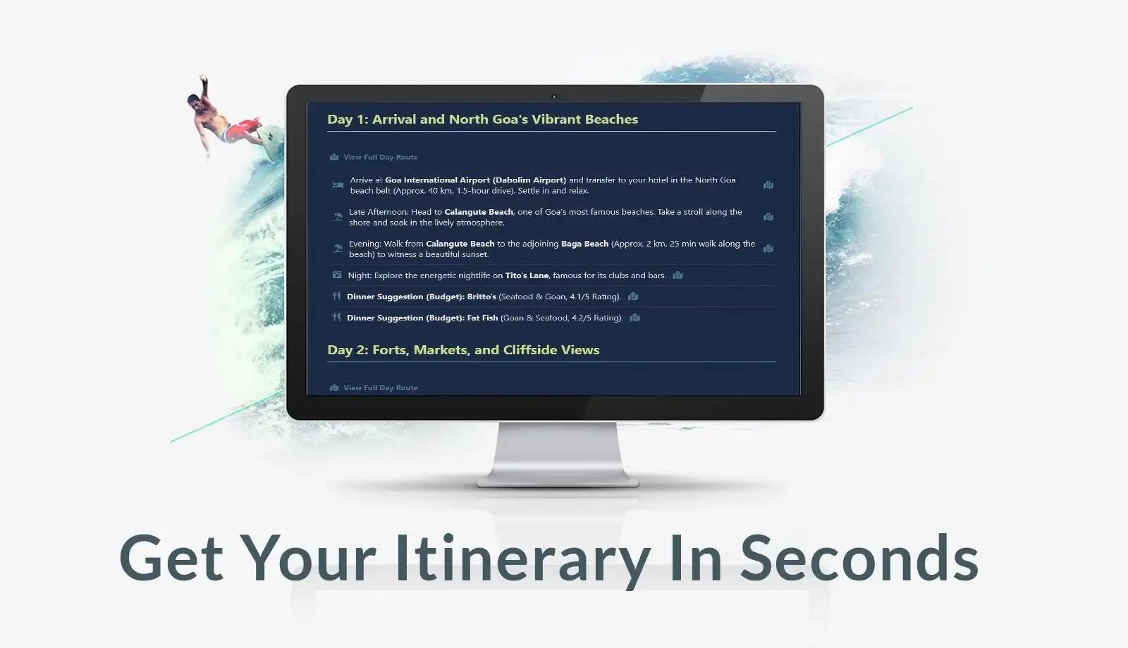 Step 3: Refine and travel